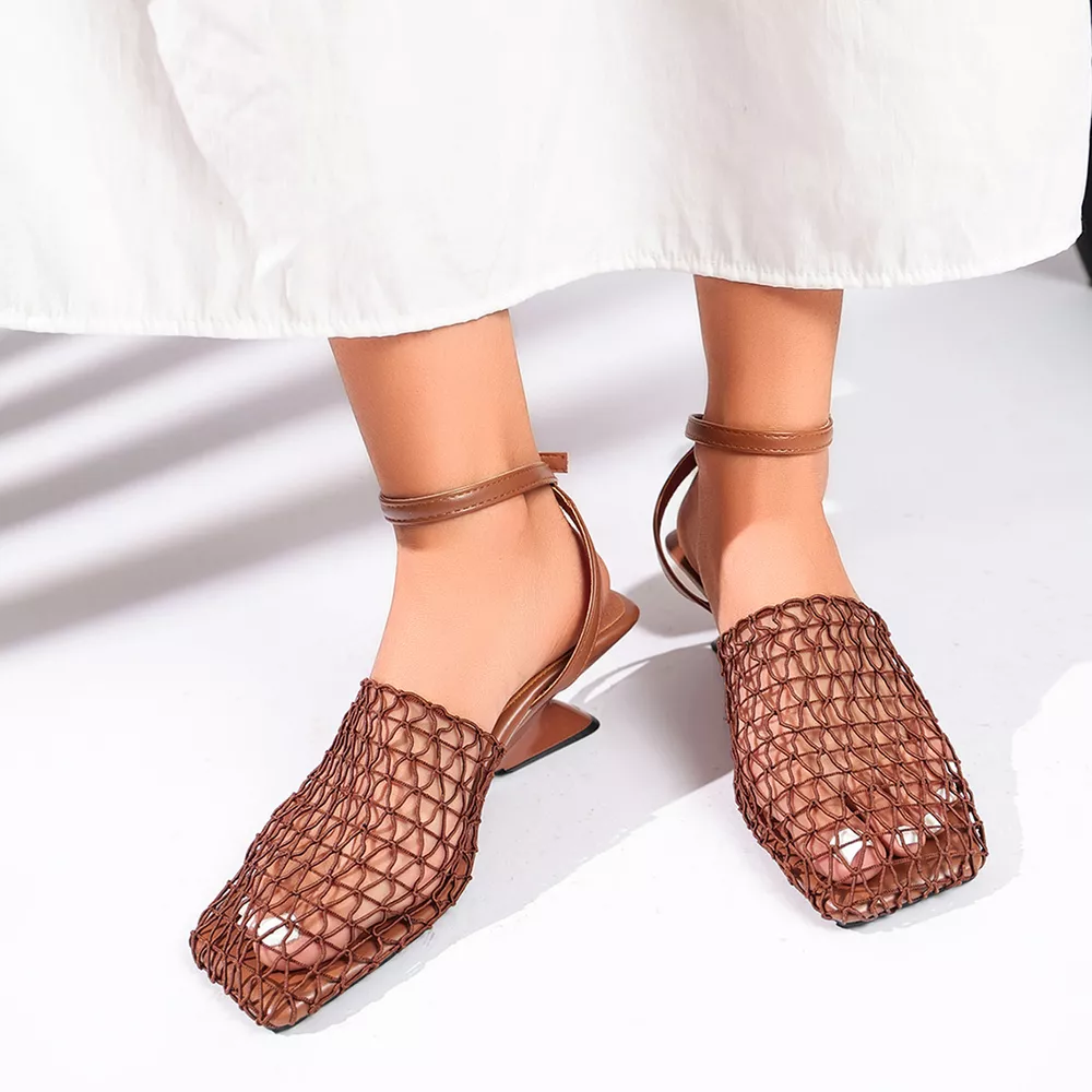 Ankle Strap Heeled Sandals, image 5