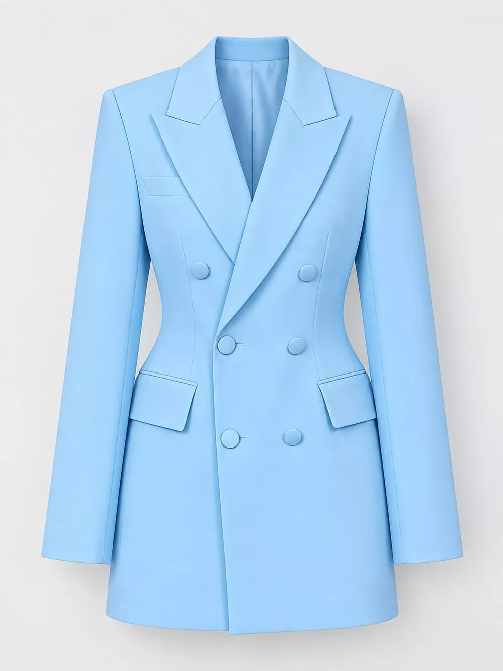 Full Size Double-Breasted Slim-Fit Blazer Plus Size, image 31