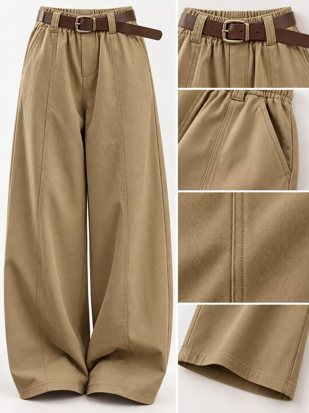 Wide-Leg Cargo Pants, image 8