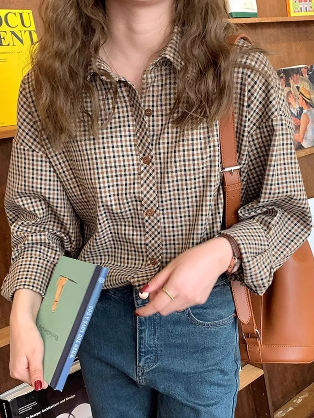 Plaid Button-Down Shirt, image 3