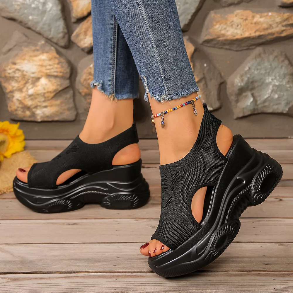 Open Toe Platform Sandals, image 4