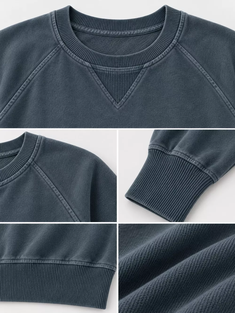 Crew Neck Raglan Sleeve Sweatshirt, image 33
